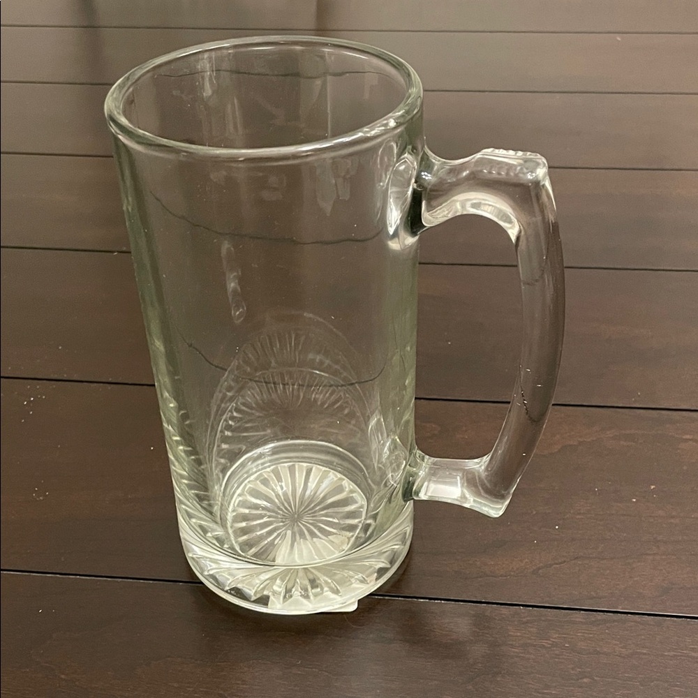 Clear Glass Beer Mug